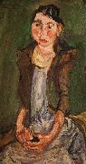 Chaim Soutine Farm Girl painting